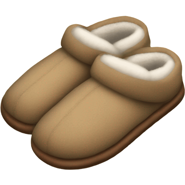 cozy slippers emoji