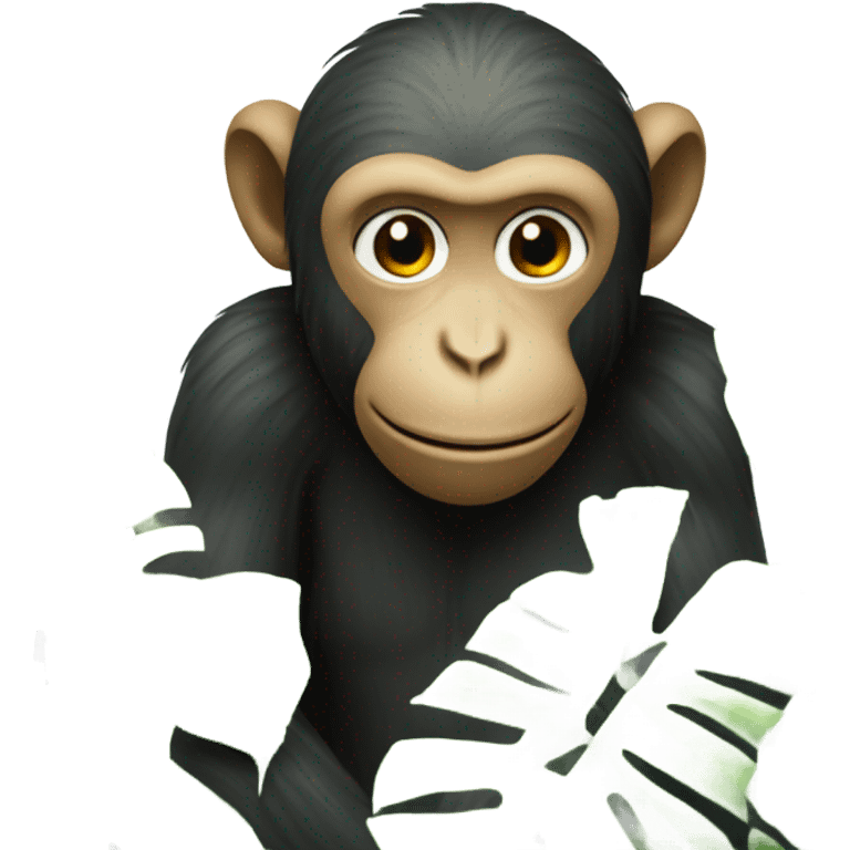 monkey in forest emoji