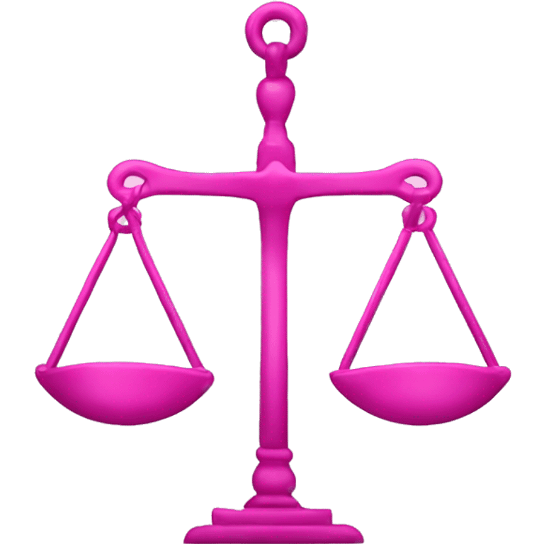 pink libra zodiac symbol emoji