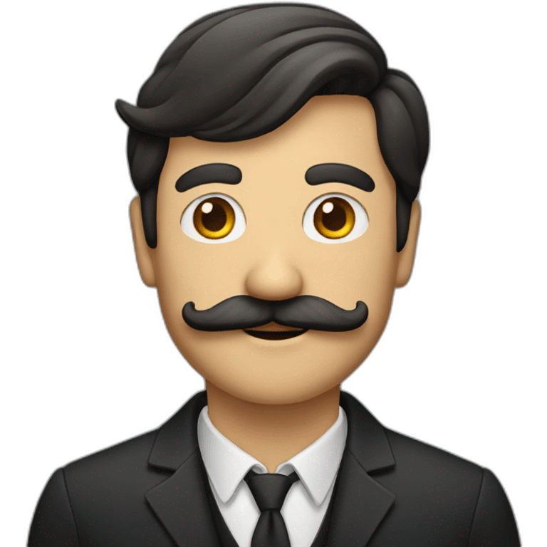 Man with moustache  emoji