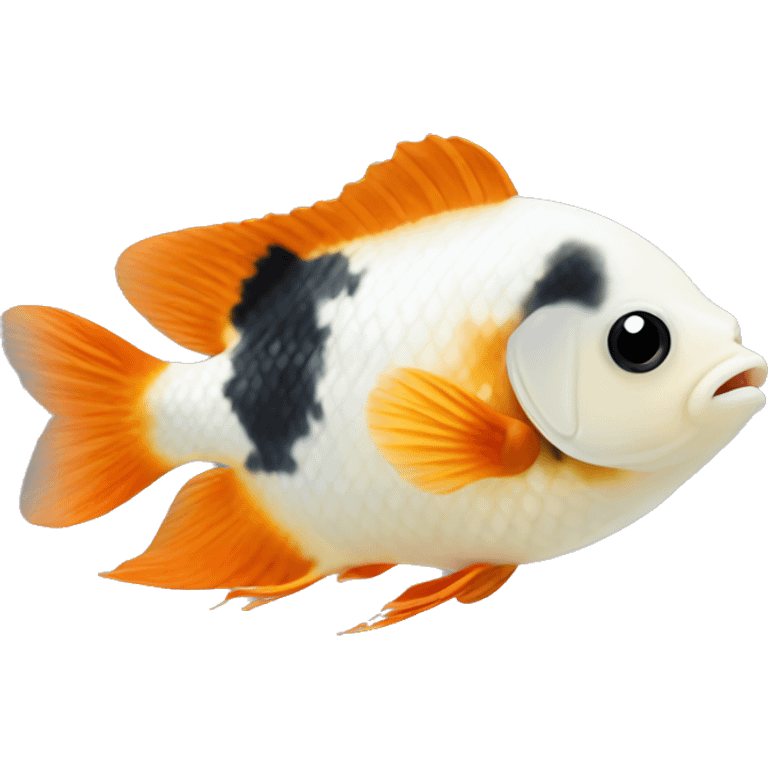 Calico oranda emoji