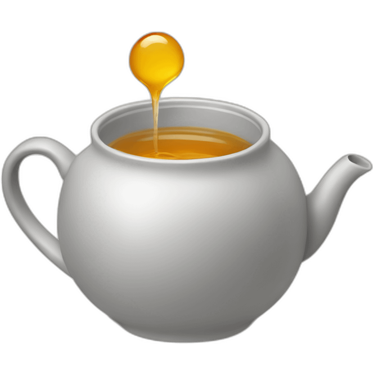 filling a cup from a teapot emoji