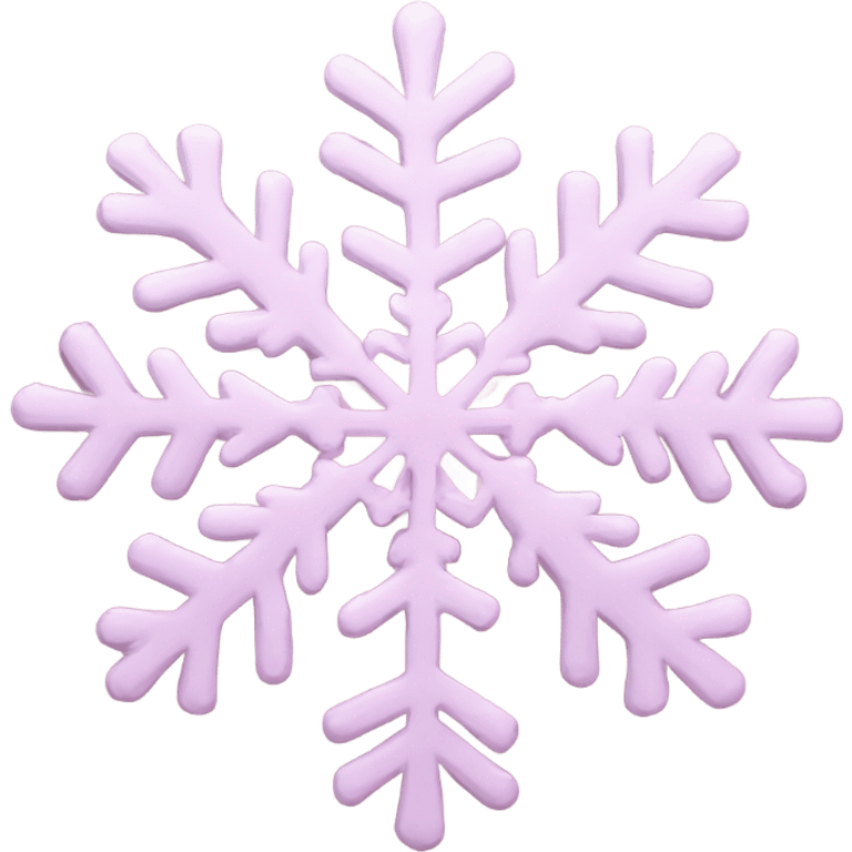 a pink snowflake emoji