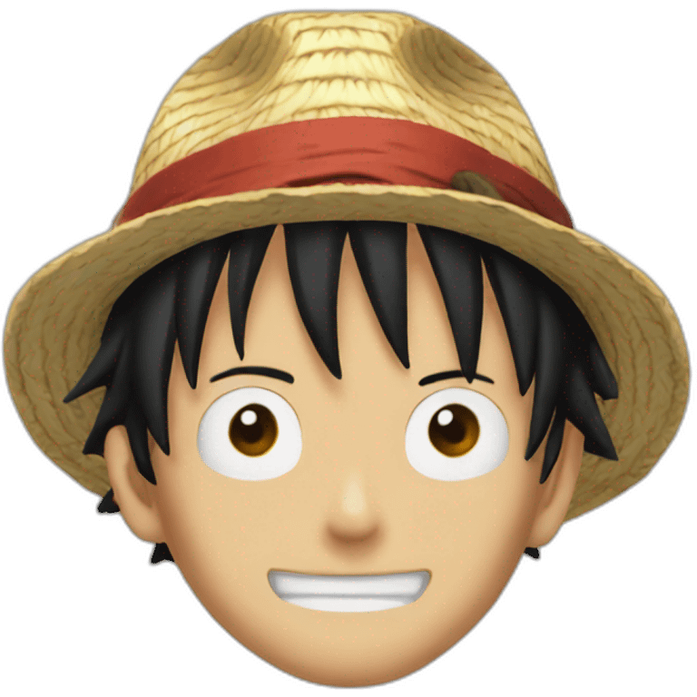 Luffy from one piece emoji