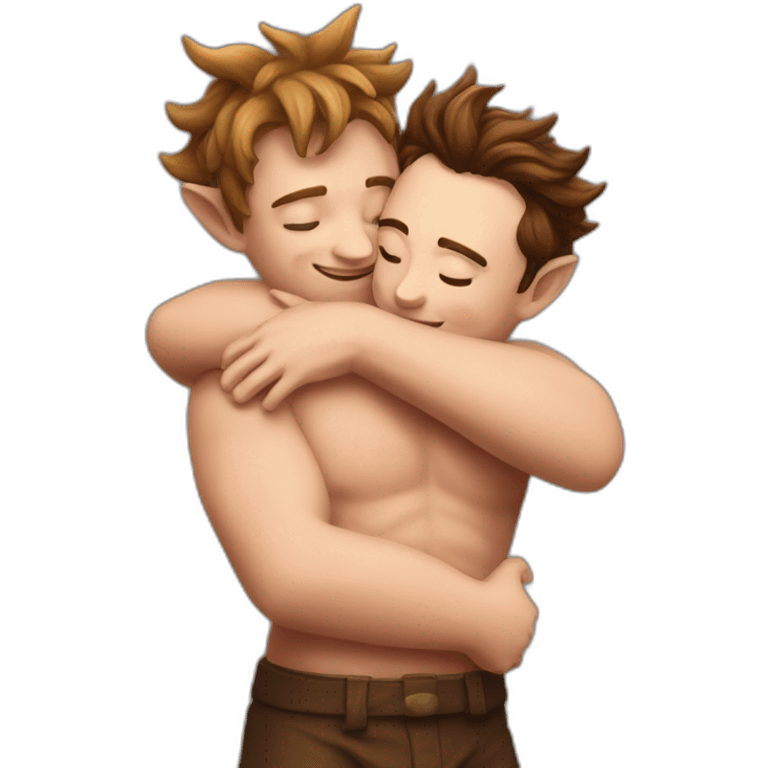 satyr-hugging-elon-musk emoji