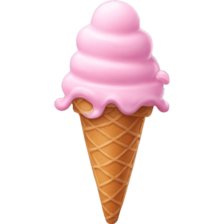 cute pink aesthetic ice cream emoji