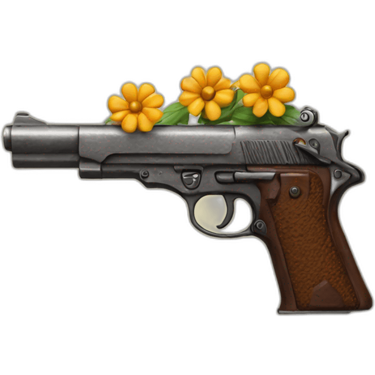 flower pistol emoji