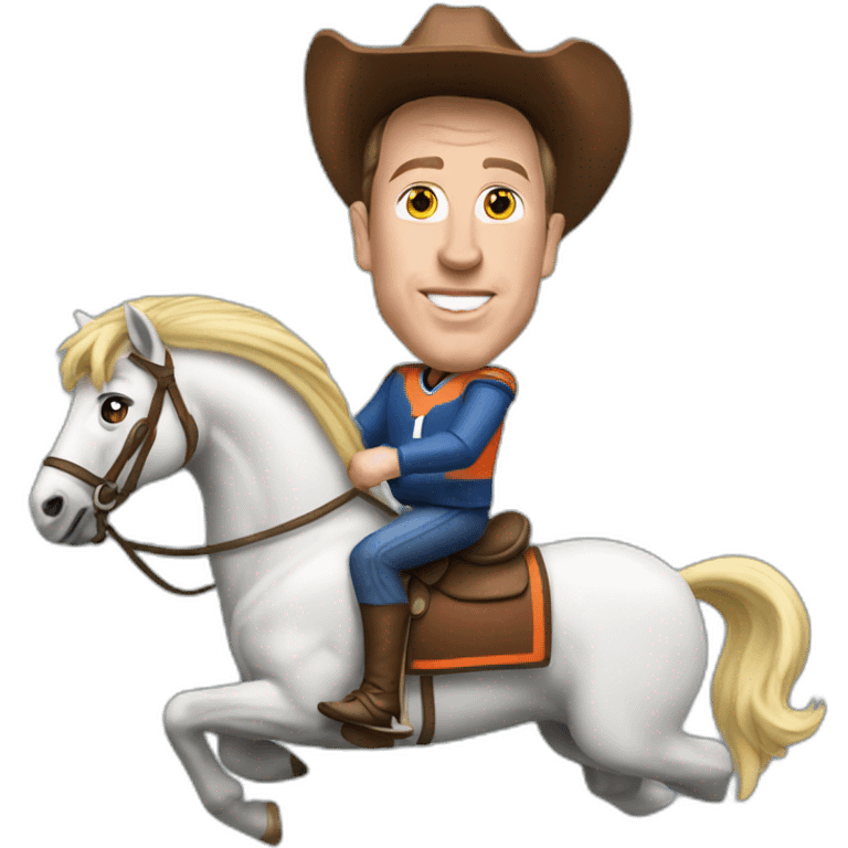 peyton manning riding a horse emoji