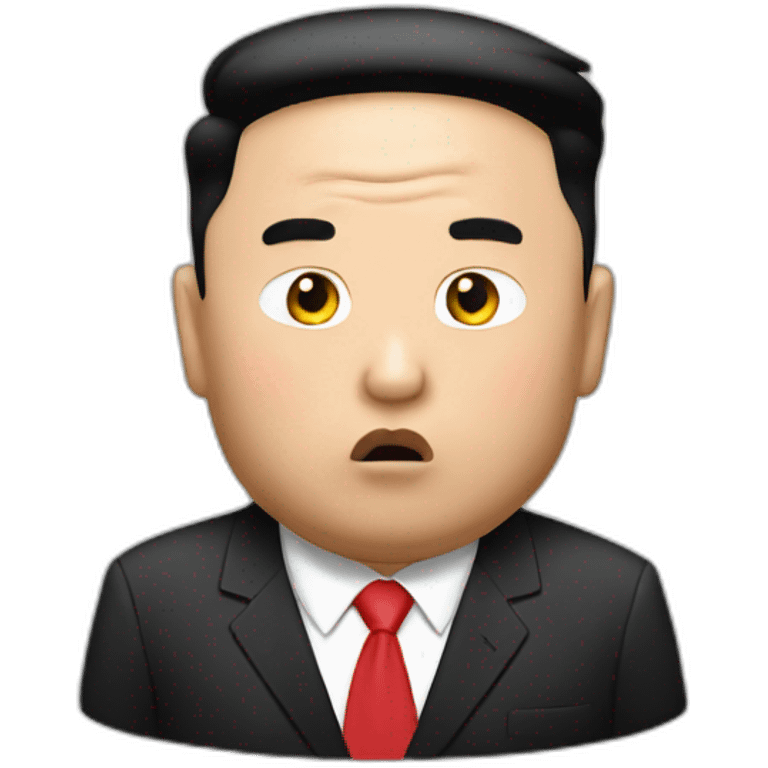 Trump Kim Jong un emoji