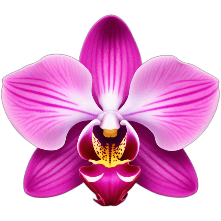 Orquídea pink emoji