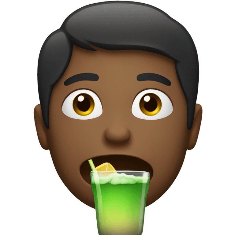 Person drinking emoji