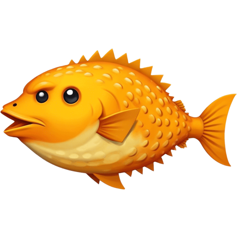 All Orange Arizona State SunDevils Blowfish emoji