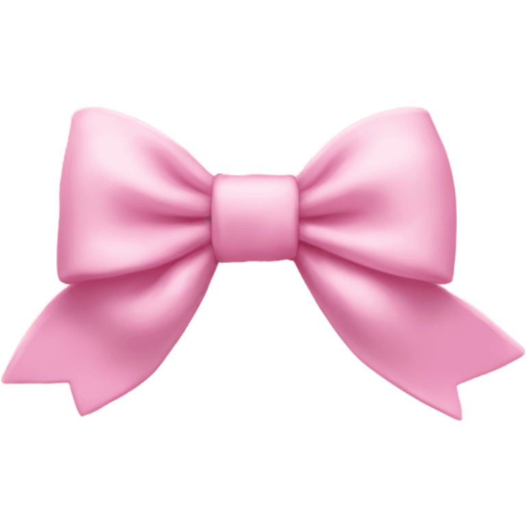 baby pink bow emoji