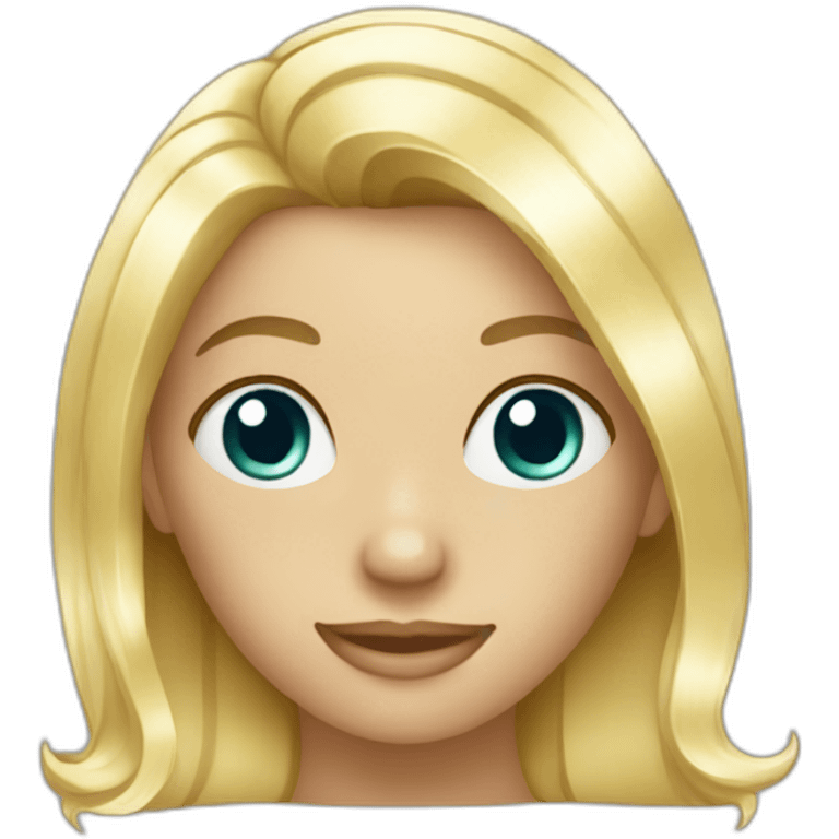 diamond with blond hairs emoji