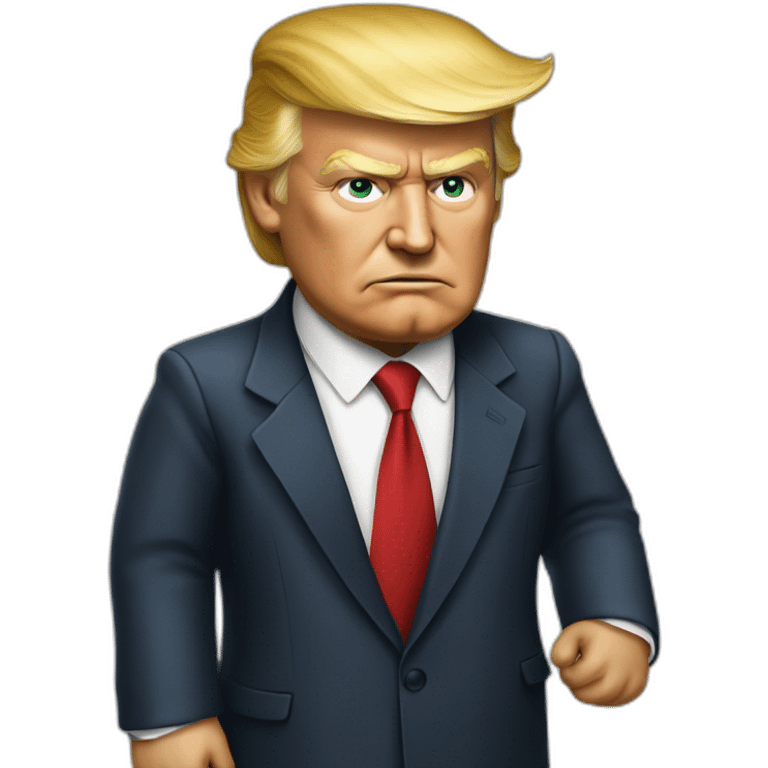 Trump as mafioso emoji