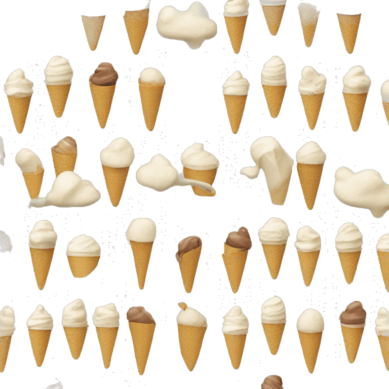 cup ice cream vanilla emoji