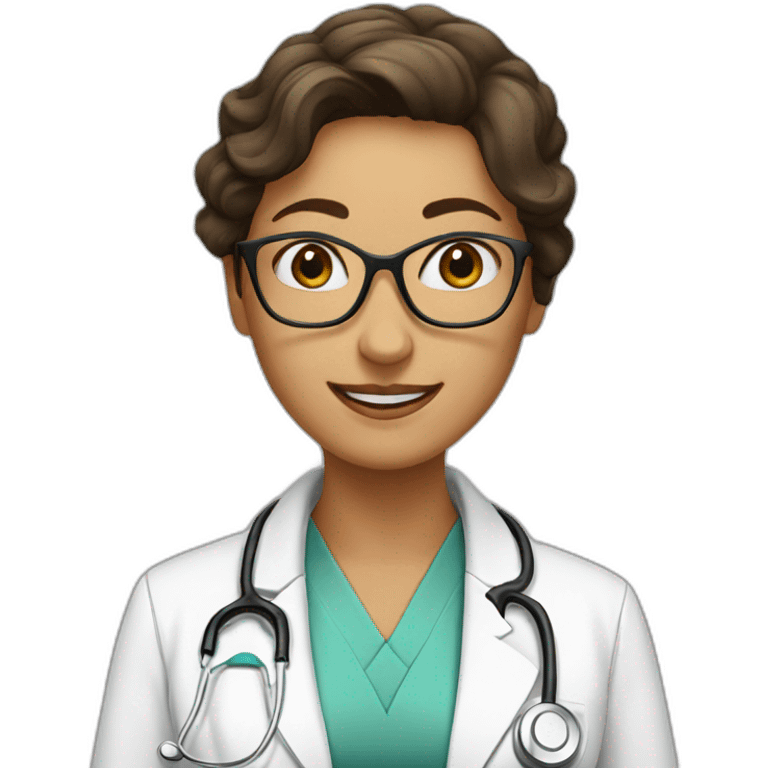 Doctor woman happy emoji