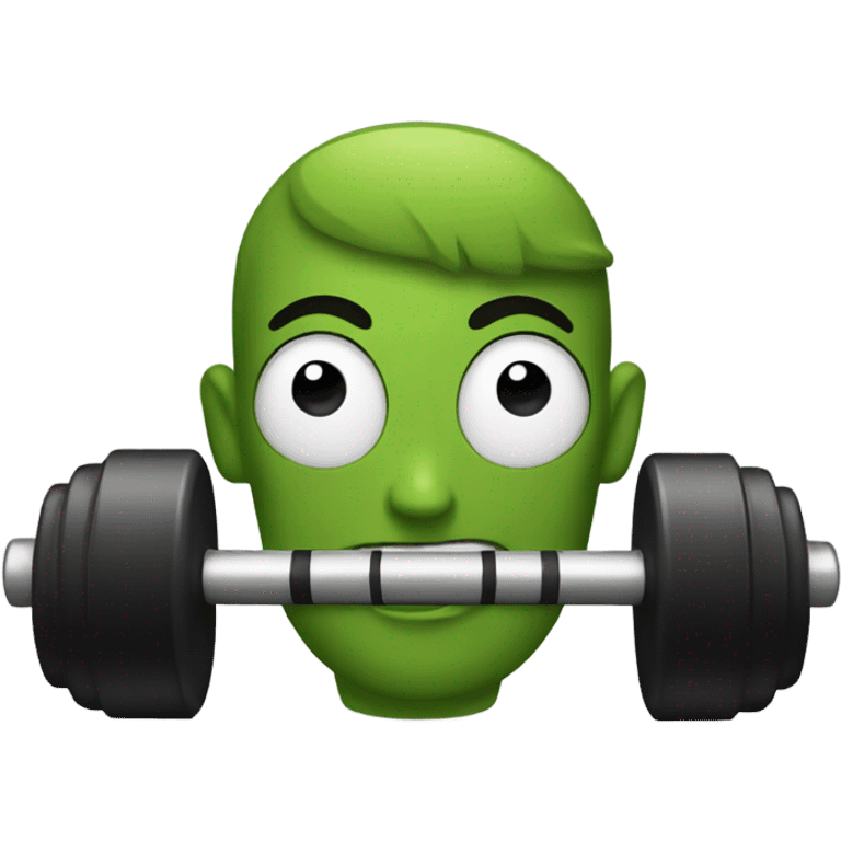 olive dumbbells emoji