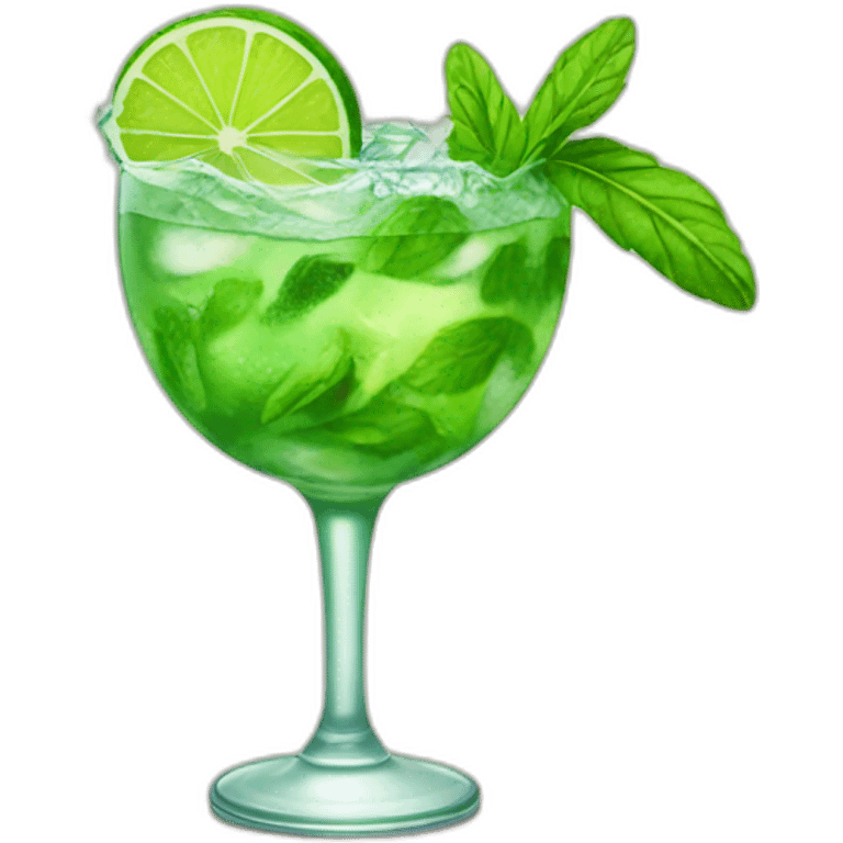 mojito drink spinning emoji