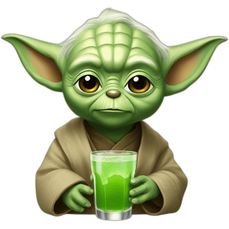 Yoda-drink-bear emoji