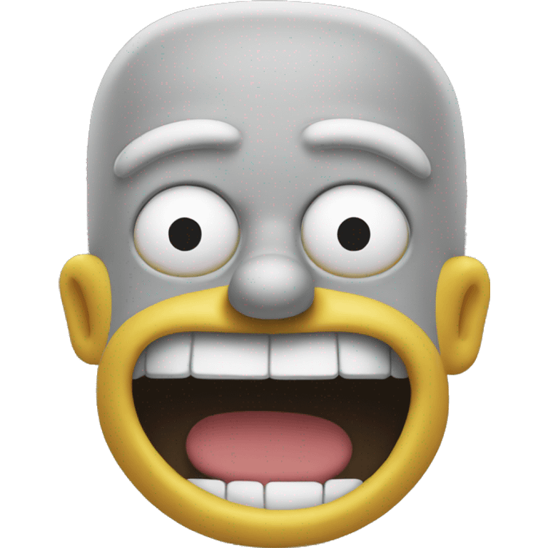 Homer Simpson smile emoji