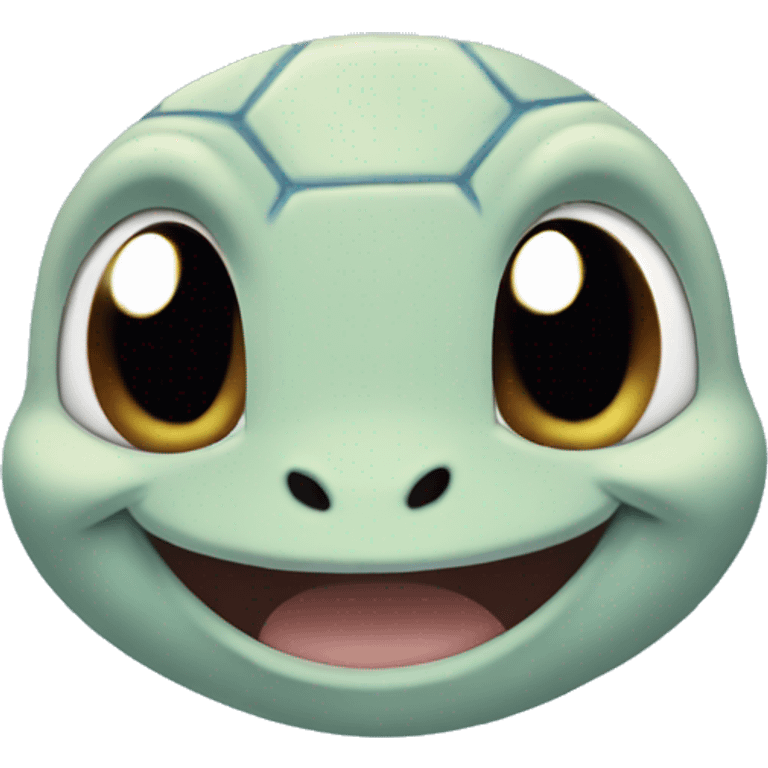 Squirtle goofy smile emoji