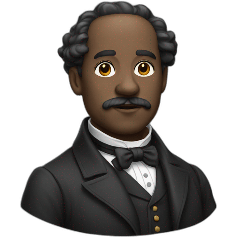 big black Dickens emoji