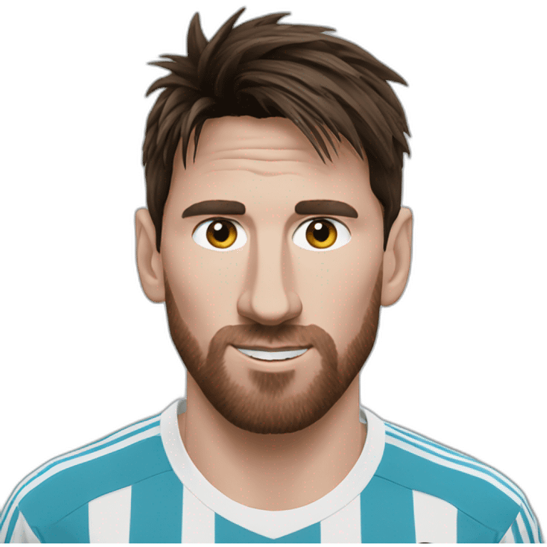 Messi in Argentina emoji