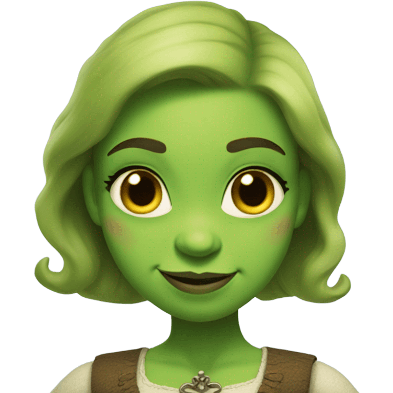 female shrek  emoji