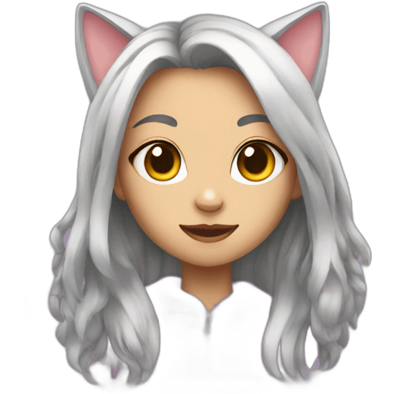 Cat girl  emoji