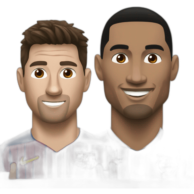 Ronaldo écrase Messi emoji