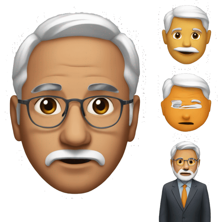 Modi and alone mask emoji