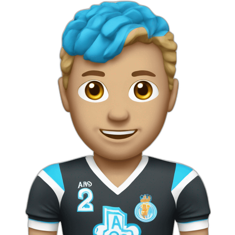 Olympique de marseille 120 ans jersey emoji