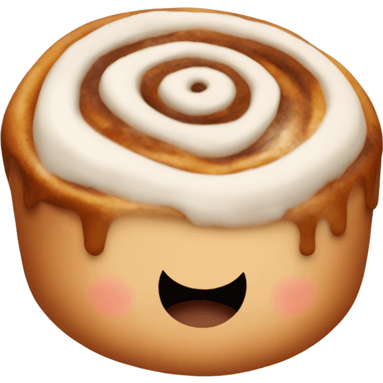 A cute cinnamon roll emoji