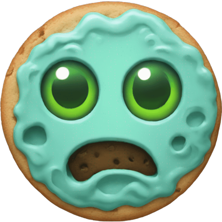 alien cookie emoji