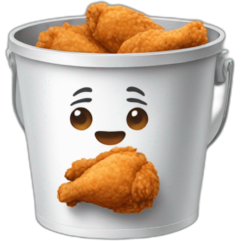 Fried Chicken Bucket emoji