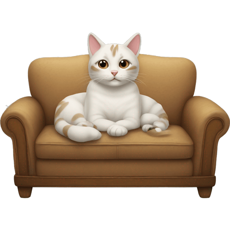 Cat on sofa  emoji