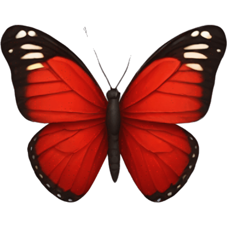 red butterfly emoji