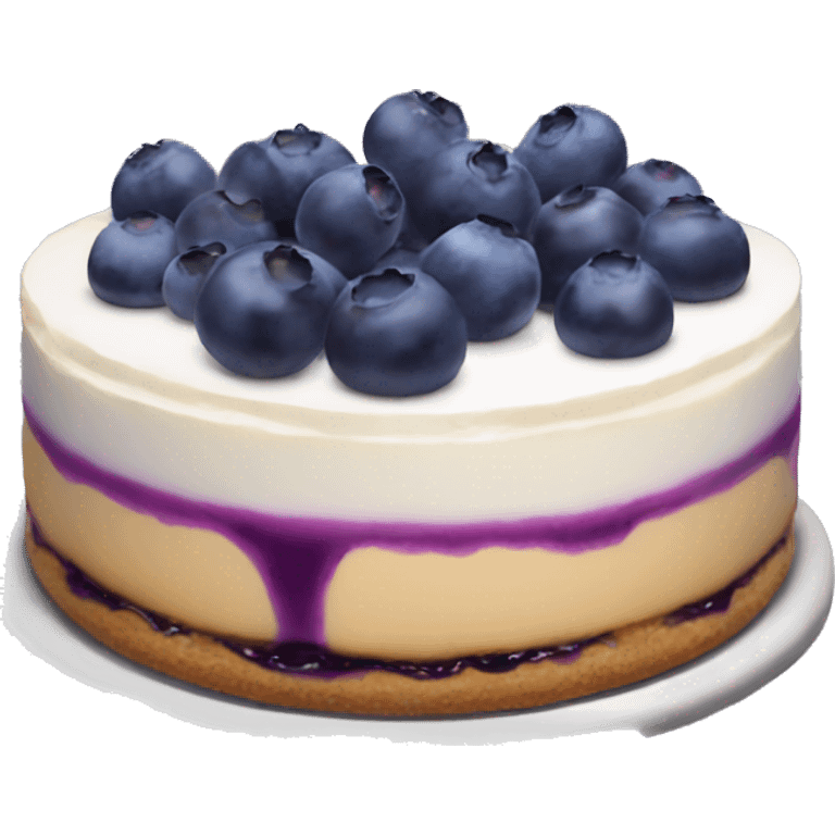 Blueberry Cheesecake  emoji