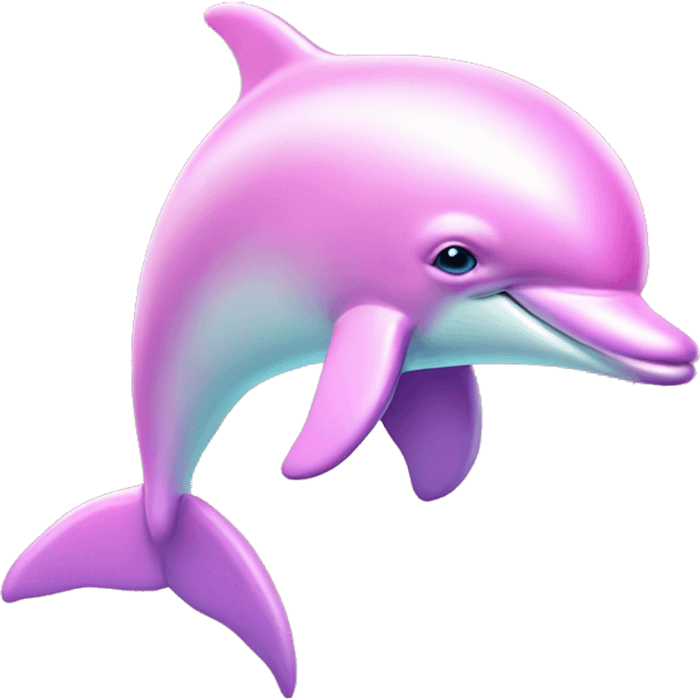 Pastel-pink-colors-dolphin emoji