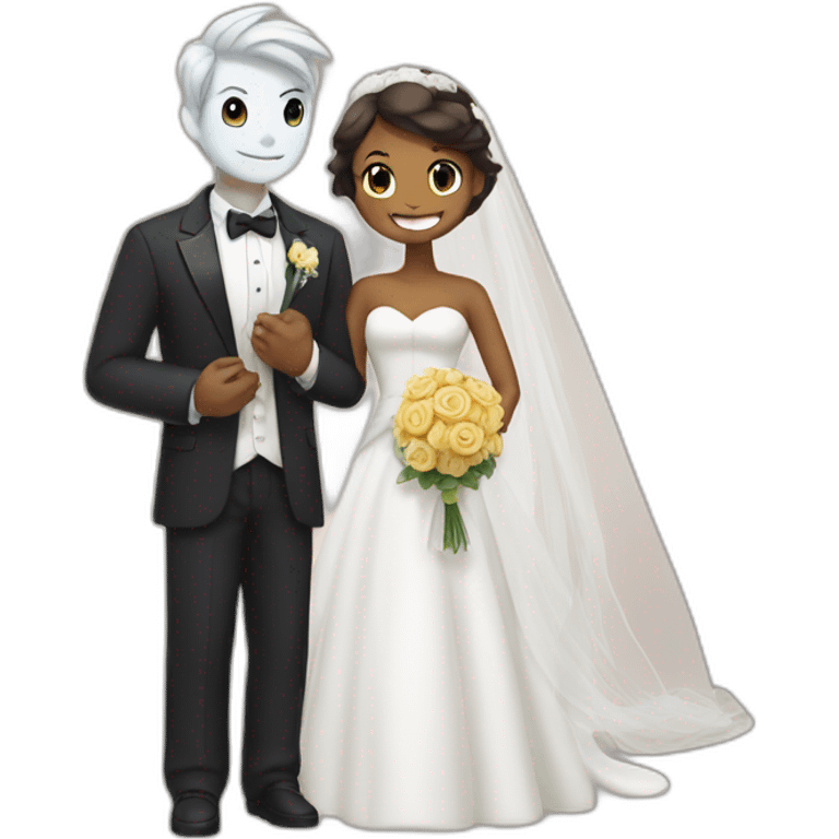 Pokémon getting married emoji