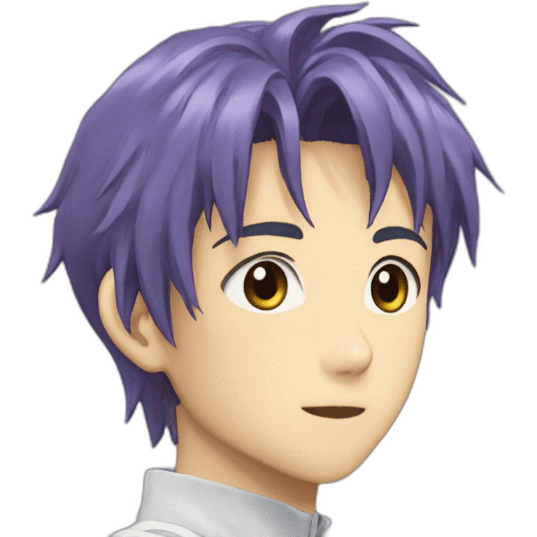 Shinji from Evangelion emoji