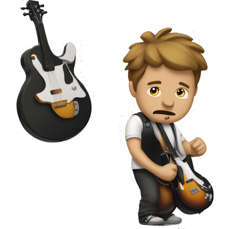 Frustrated musician emoji