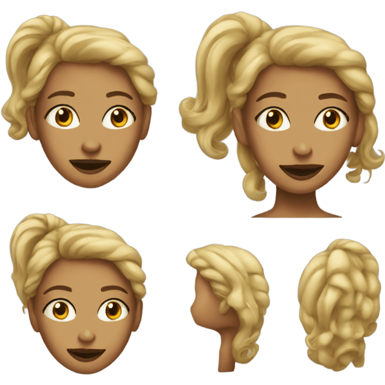 woman from the 90s emoji