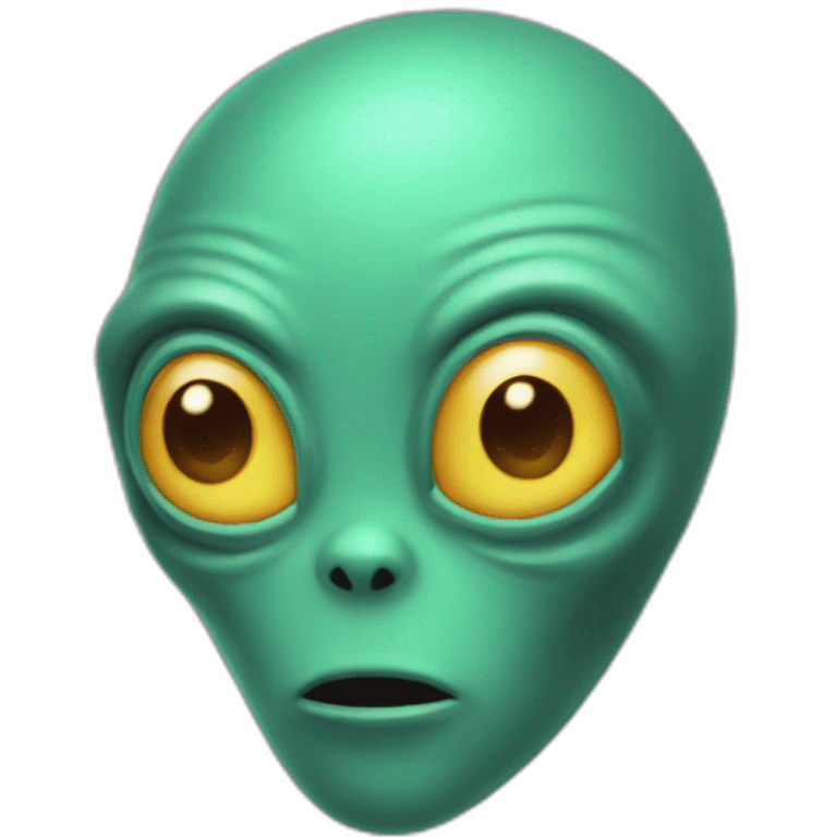 Colored aliens emoji