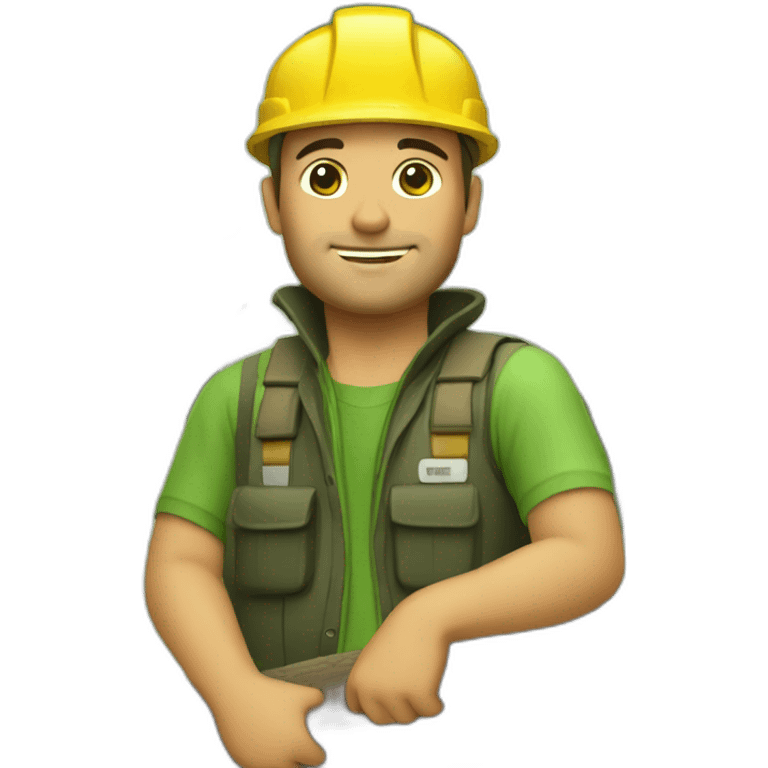 forest forwarder with timber emoji