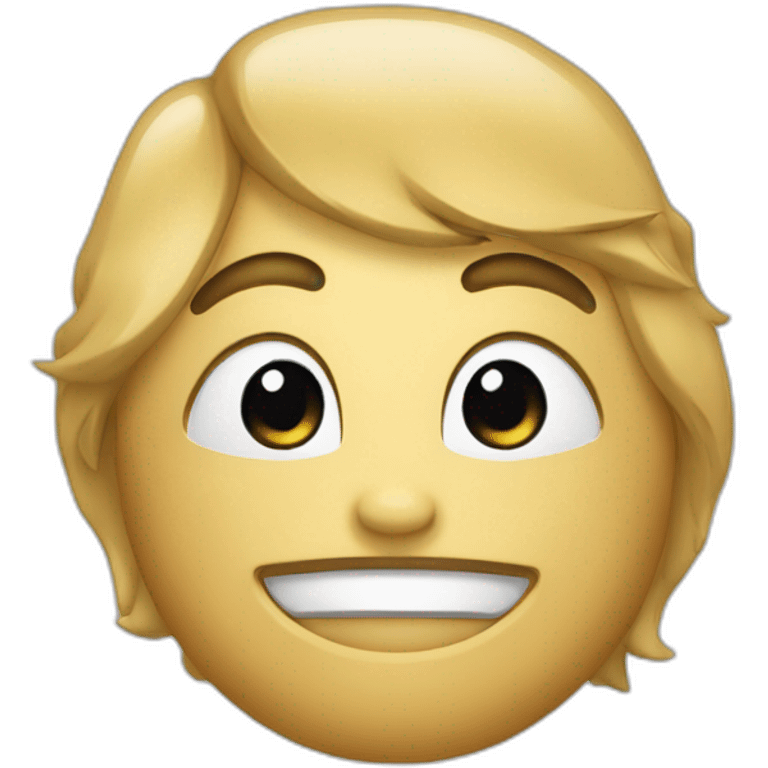 Visage qui fond emoji