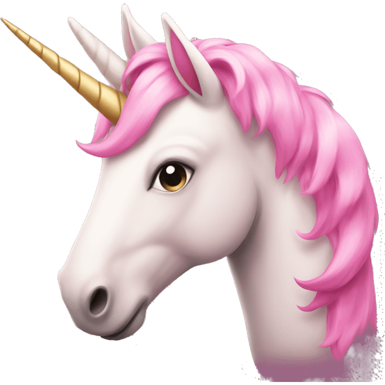 Pink unicorn  emoji