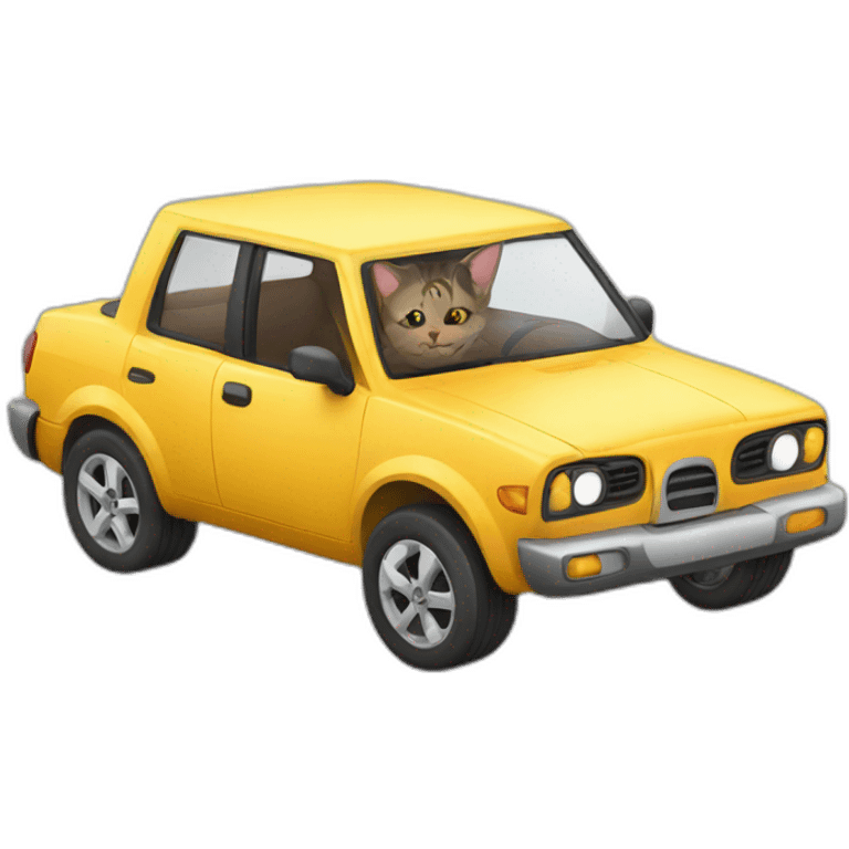 Cat car emoji