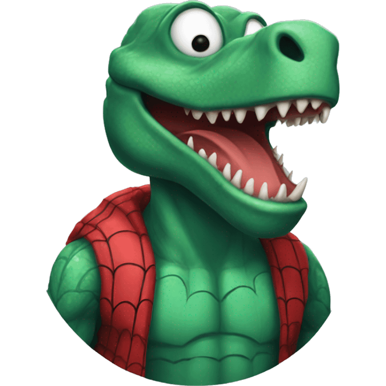 spiderman dinosaur emoji